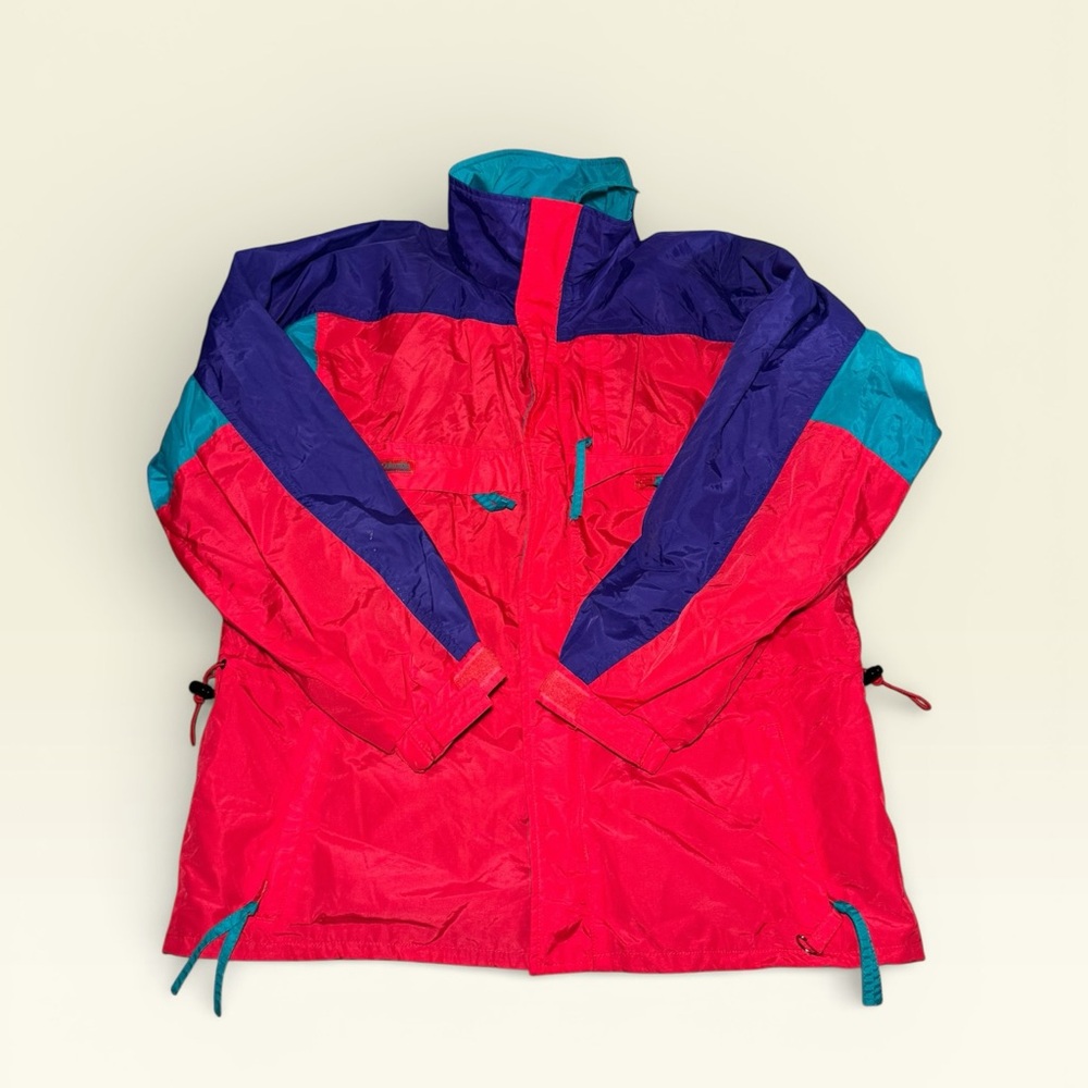 Columbia Vintage Sportswear Colorblock Windbreaker